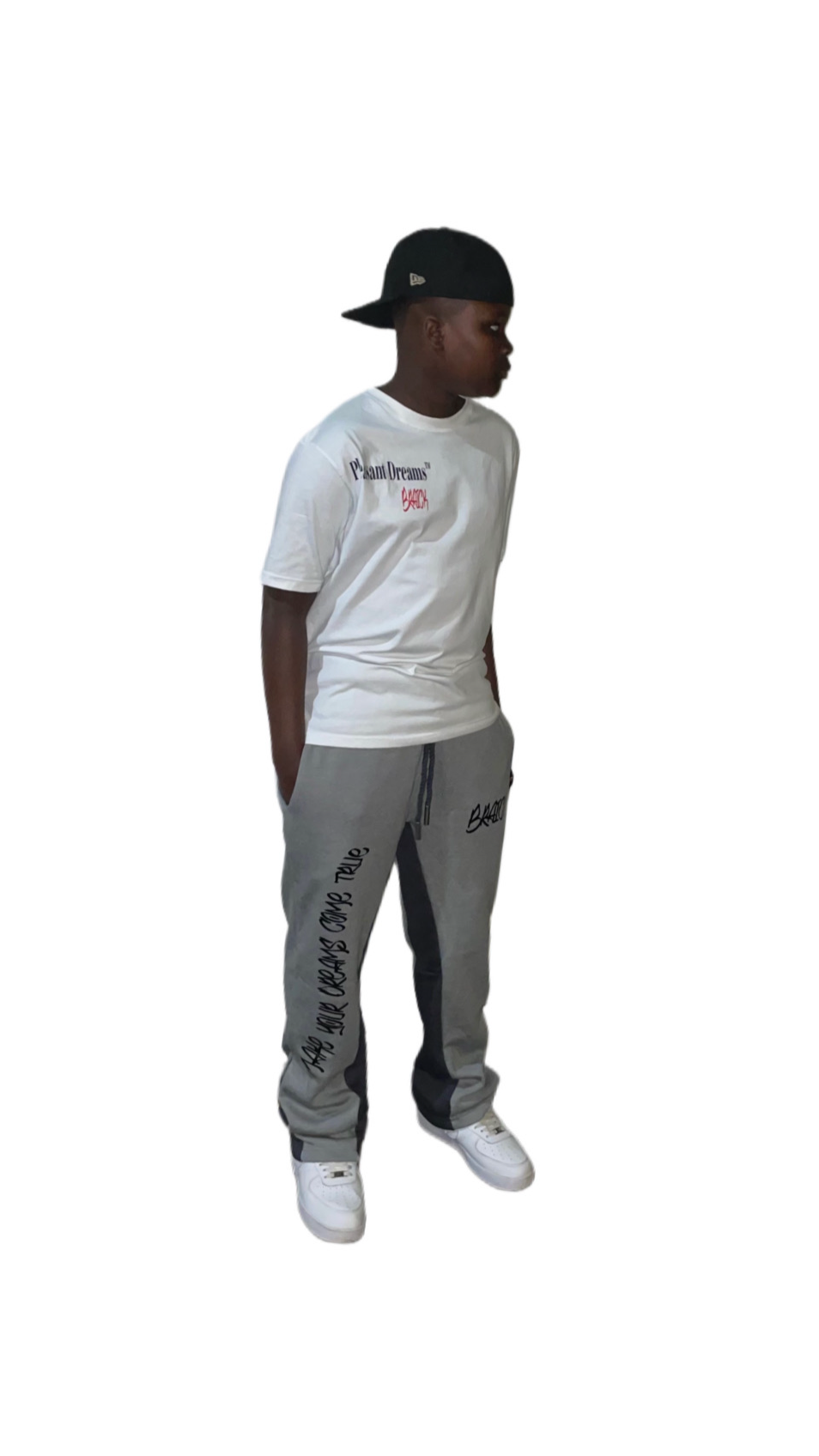 “Dreamchaser“ Flared Jogger Grey